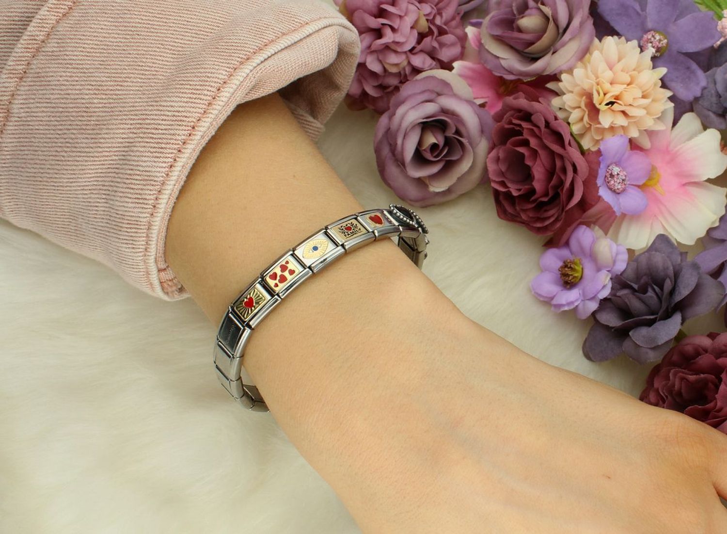 Nomination - Link 18K zawieszka złoto 'Serce ze strzałą' 030207 12 biżuteria nomination nomination zawieszki nomination baza.jpg